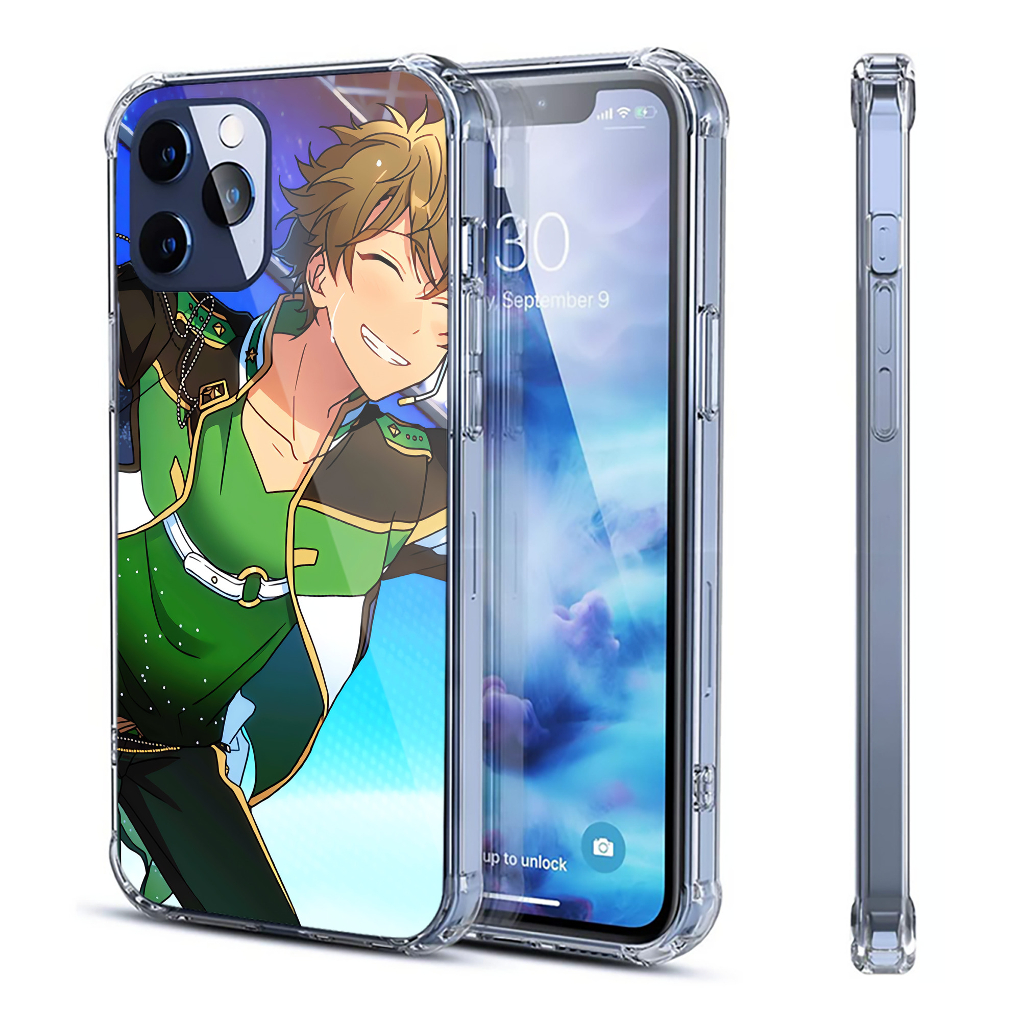 （画像用） あんさんぶるスターズ! Ensemble Stars 【iPhone 12シリーズ対応】透明スマホケース（クリアソフトケース）